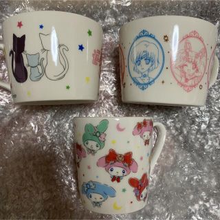 セーラームーン  マグカップ　3点　まとめ売り(グラス/カップ)