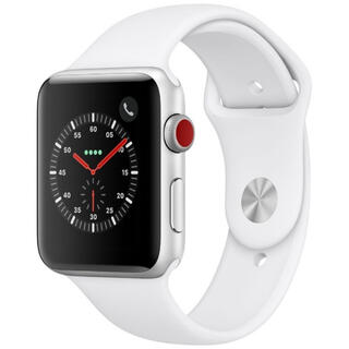 アップル(Apple)のApple Watch Series 3 42mm白 GPS+セルラー新品未開封(その他)