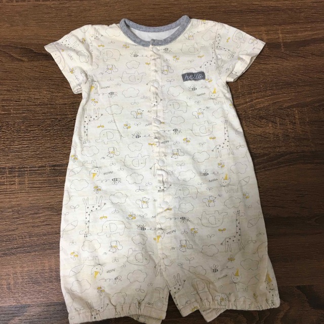 PEANUTS(ピーナッツ)のスヌーピーロンパース  60cm 他 3枚セット キッズ/ベビー/マタニティのベビー服(~85cm)(ロンパース)の商品写真