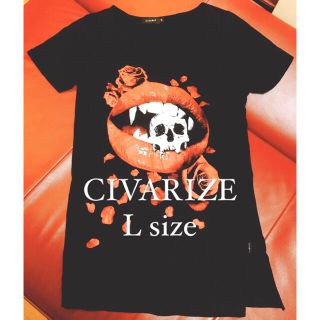 シヴァーライズ(CIVARIZE)の【大人気/夏コーデ】CIVARIZE 派手プリントロングTシャツ【入手困難】(Tシャツ/カットソー(半袖/袖なし))