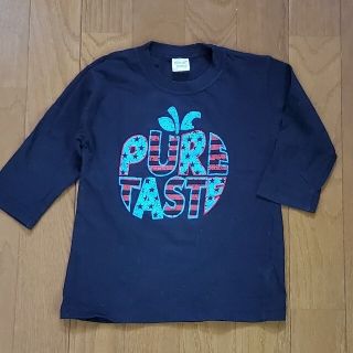 スキップランド(Skip Land)の長袖Tシャツ  110サイズ  七分袖  黒(Tシャツ/カットソー)