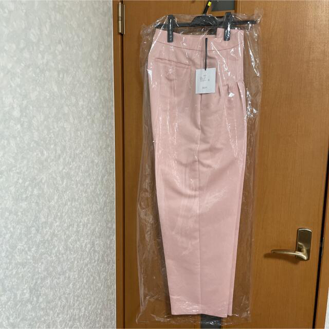 【新品】セブンテン ハイウエスト ピンタックパンツ ピンク Mサイズ レディースのパンツ(その他)の商品写真