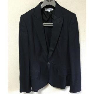 コムデギャルソン(COMME des GARCONS)のコムデギャルソンシャツ タキシードジャケット ネイビー SHIRT ギャルソン(テーラードジャケット)