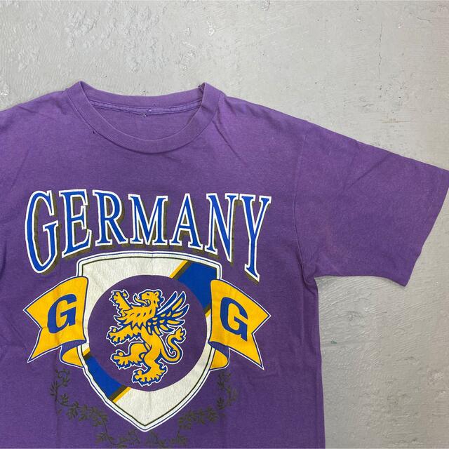 90s ビンテージTシャツ パープル GERMANY メンズのトップス(Tシャツ/カットソー(半袖/袖なし))の商品写真