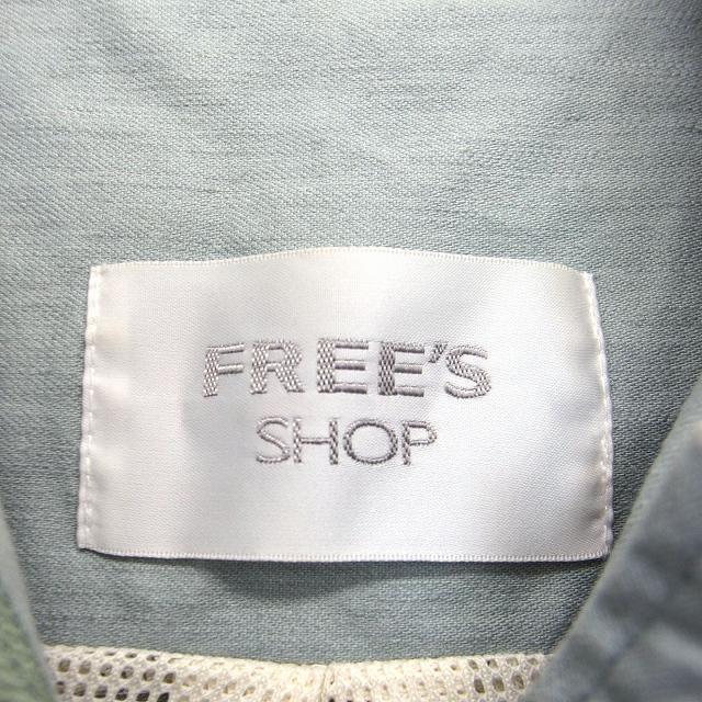 FREE'S SHOP(フリーズショップ)のフリーズショップ Free's SHOP デニム ジャケット 麻混 綿混 M レディースのジャケット/アウター(ブルゾン)の商品写真