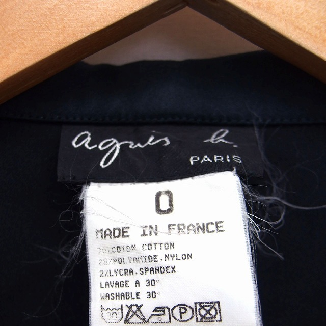 agnes b.(アニエスベー)のアニエスベー agnes b. テーラード ジャケット シングル 綿混 無地 レディースのジャケット/アウター(その他)の商品写真