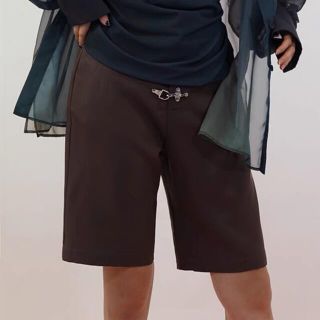 TROPICEYE SS19 メタルバックルハーフパンツ