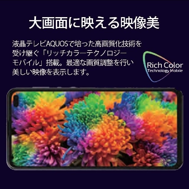 新品未開封 128GB/8GB AQUOS Sense4 Plus SH-M16 6