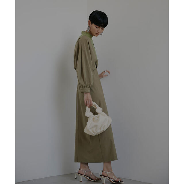 MEDI OFF SHOULDER PUFF SLEEVE DRESS