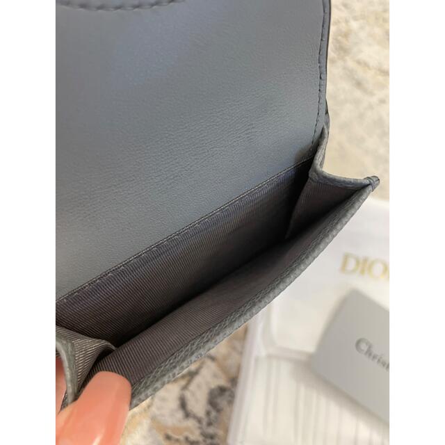 Christian Dior(クリスチャンディオール)の【箱付き・美品】クリスチャンディオール　サドルコンパクトウォレット レディースのファッション小物(財布)の商品写真