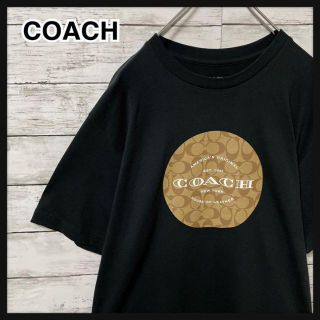 コーチ(COACH)の【人気Lサイズ】コーチ☆ビッグロゴ　シグネチャー　最高デザイン半袖Tシャツ　希少(Tシャツ/カットソー(半袖/袖なし))