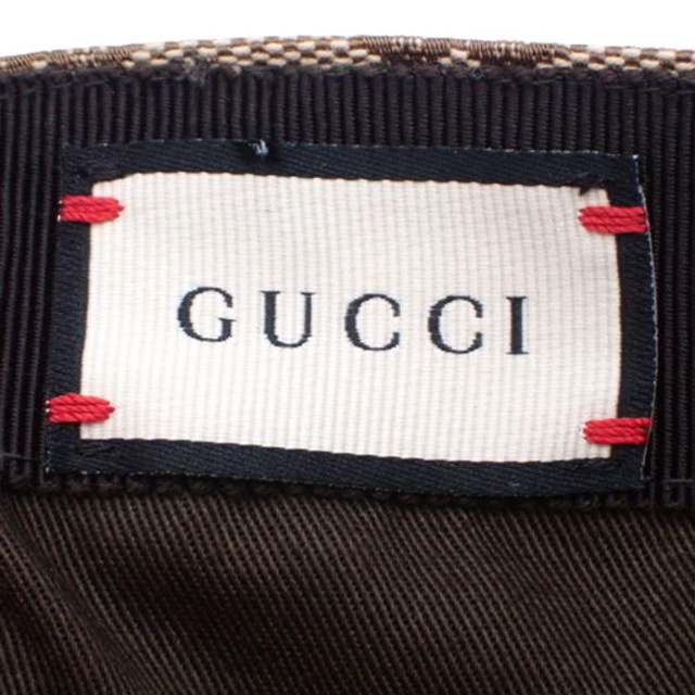 Gucci(グッチ)のグッチ GGキャンバス ベースボールキャップ ベージュ 40802023686 レディースの帽子(キャップ)の商品写真
