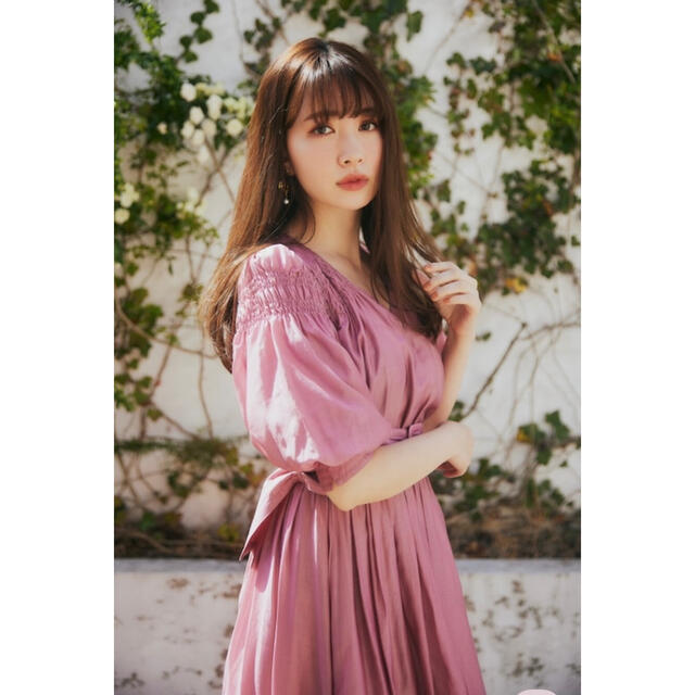 Her lip to(ハーリップトゥ)のherlipto airy volume sleeve dress レディースのワンピース(ロングワンピース/マキシワンピース)の商品写真