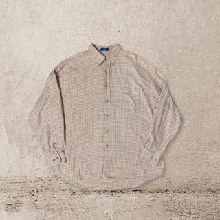 ペンドルトン(PENDLETON)の【古着】ペンドルトン ヴィンテージ コットン 長袖シャツ 千鳥柄 チェック柄(シャツ)