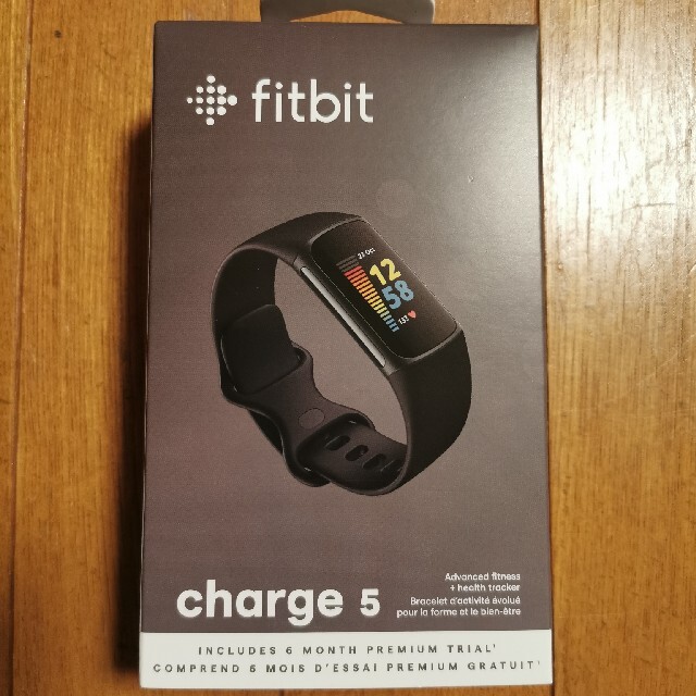 トレーニング用品Fitbit Charge5　ブラック　新品未使用　未開封　正規品