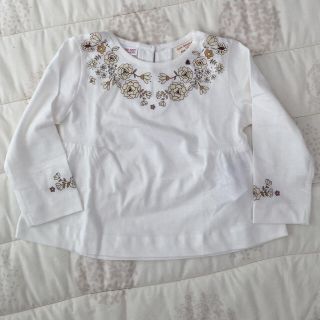 ザラキッズ(ZARA KIDS)の花柄デザイントップス♡(シャツ/カットソー)