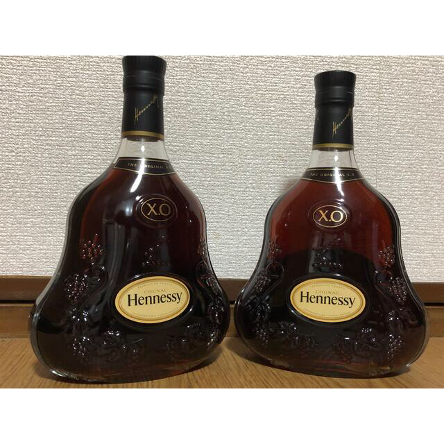 ヘネシーXO 黒キャップ 新品 2本セット 箱無し