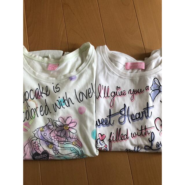 mezzo piano(メゾピアノ)のメゾピアノ　Tシャツ　140 キッズ/ベビー/マタニティのキッズ服女の子用(90cm~)(Tシャツ/カットソー)の商品写真