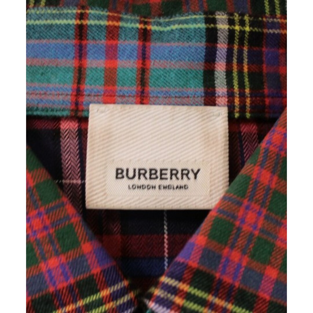 BURBERRY(バーバリー)のBURBERRY バーバリー カジュアルシャツ XS 青x赤x茶等(チェック) 【古着】【中古】 メンズのトップス(シャツ)の商品写真