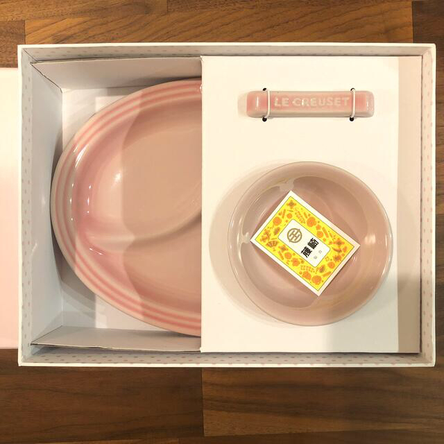 LE CREUSET(ルクルーゼ)のル・クルーゼ  子ども ベビー 食器 スターターセット ⭐︎未使用⭐︎ キッズ/ベビー/マタニティの授乳/お食事用品(離乳食器セット)の商品写真