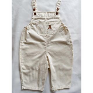 ポロラルフローレン(POLO RALPH LAUREN)の✴︎新品未使用 POLOBaby オーバーオール サロペット ホワイト✴︎(ロンパース)