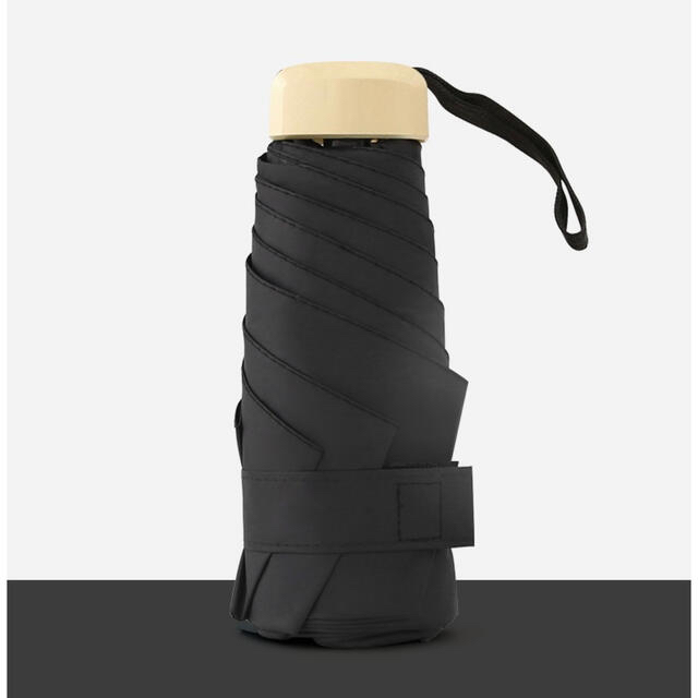 【送料無料】晴雨兼用 日傘 折りたたみ傘 UVカット　ブラック メンズのファッション小物(傘)の商品写真