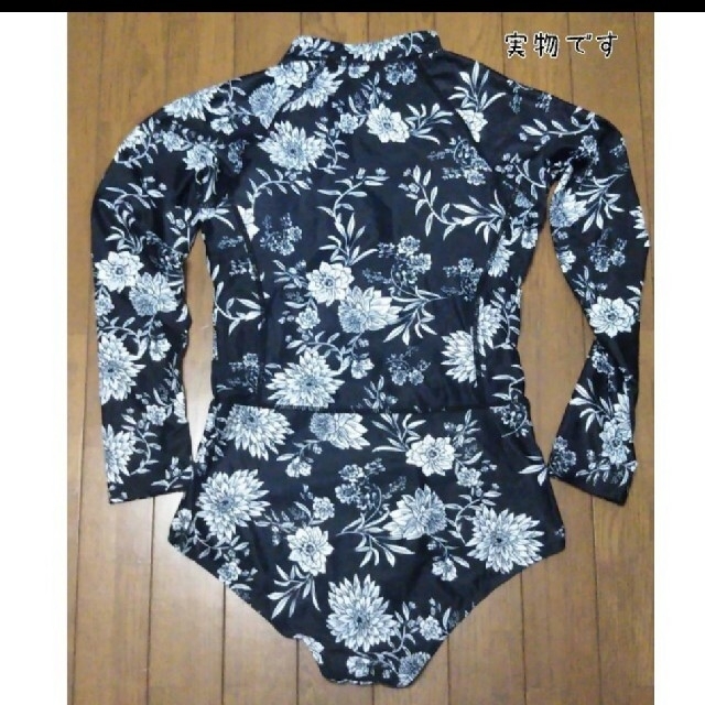 ラスト1❣️ボディスーツ ラッシュガード ウェットスーツ M 黒 ブラック 海 レディースの水着/浴衣(水着)の商品写真