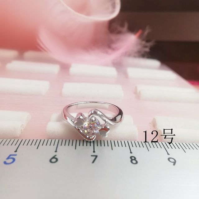 tt12022閉店セールリング12号リングczダイヤモンドリング レディースのアクセサリー(リング(指輪))の商品写真