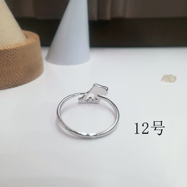 tt12030閉店セールリング12号リング犬ちゃんファッションリング レディースのアクセサリー(リング(指輪))の商品写真