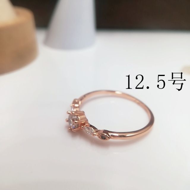 tt12031閉店セールリング12.5号リング細工czダイヤモンドリング レディースのアクセサリー(リング(指輪))の商品写真