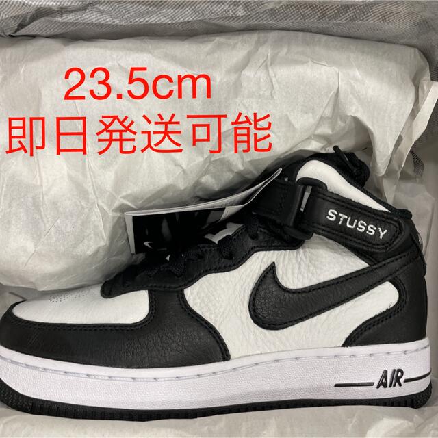 Stussy × Nike Air Force 1 Mid 23.5cm