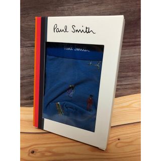 ポールスミス(Paul Smith)の新品 ポールスミス ボクサーパンツ L アンダーウェア 下着 プレゼント　ブルー(ボクサーパンツ)