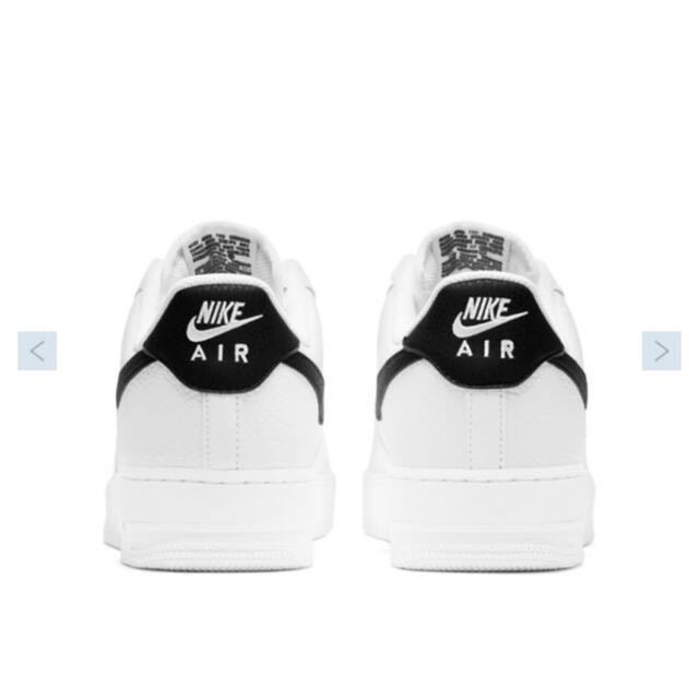 Nike AIR FORCE1  25.5 ホワイト　ブラック