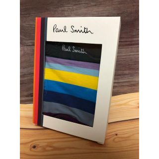 ポールスミス(Paul Smith)の新品 ポールスミス ボクサーパンツ L アンダーウェア 下着 ボーダー　ブルー(ボクサーパンツ)