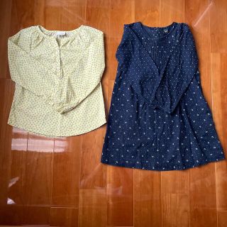 長袖 2着セット　NEXT  ブラウス　babyGAP  ワンピース　110㎝(ブラウス)