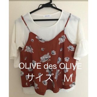 オリーブデオリーブ(OLIVEdesOLIVE)のOLIVE des OLIVE 半袖　Ｔシャツ　チュニック(シャツ/ブラウス(半袖/袖なし))