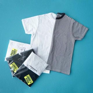 シンゾーン(Shinzone)のshinzone パックTシャツ　ホワイト&ボーダー　シンゾーン(Tシャツ(半袖/袖なし))