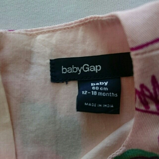 babyGAP(ベビーギャップ)の【baby gap】ドレスワンピース 80サイズ キッズ/ベビー/マタニティのベビー服(~85cm)(ワンピース)の商品写真