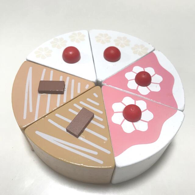 木製おままごとケーキセット(ホールケーキ) | フリマアプリ ラクマ