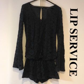 リップサービス(LIP SERVICE)のリップサービス LIP SERVICE レース コンビネゾン オールインワン(オールインワン)