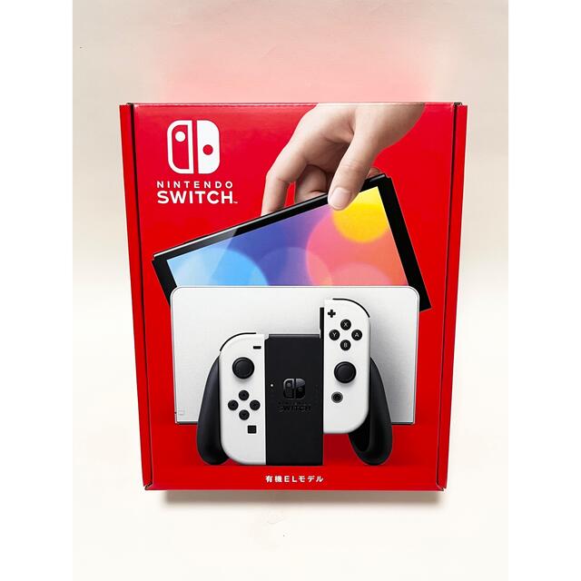 Nintendo Switch(ニンテンドースイッチ)のニンテンドースイッチ本体　有機 EL ホワイト白Nintendo Switch エンタメ/ホビーのゲームソフト/ゲーム機本体(家庭用ゲーム機本体)の商品写真