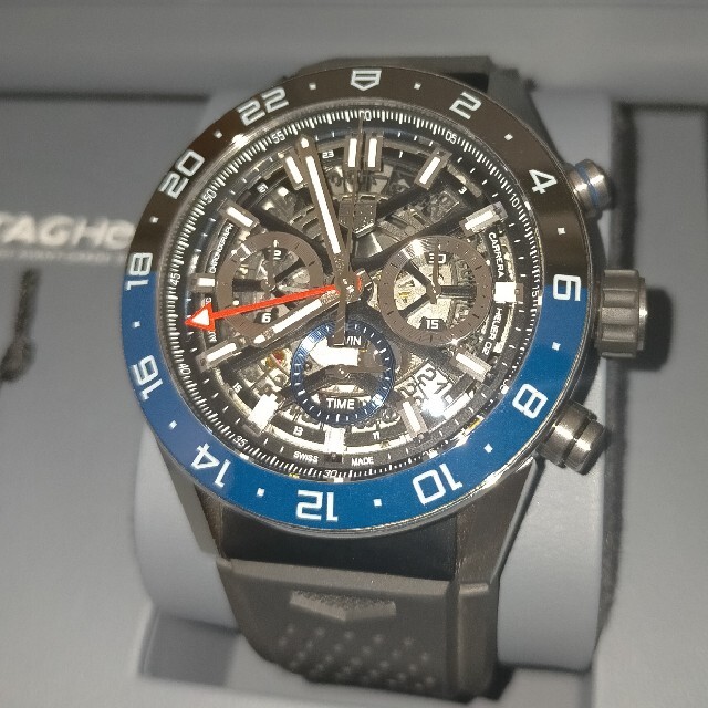 TAG Heuer - 美品！！タグホイヤー カレラ ホイヤー02 45mmの通販 by たくたく｜タグホイヤーならラクマ