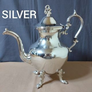 銀製/大型SILVERティーポット/純銀/銀製品/銀食器/(食器)