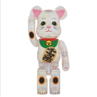 メディコムトイ(MEDICOM TOY)のBE@RBRICK 招き猫 透明メッキ 1000％(その他)