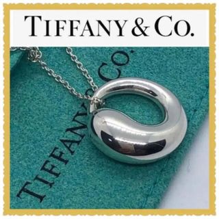 ティファニー(Tiffany & Co.)の美品　Tiffany ティファニーエターナルサークルネックレス　シルバー925(ネックレス)