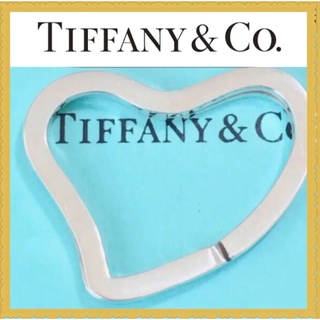 ティファニー(Tiffany & Co.)の極美品　新品仕上げ　ティファニーキーリング  キーホルダー　ハート　AG925(キーホルダー)
