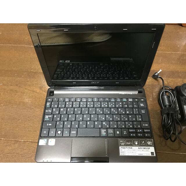 Acer(エイサー)のacer Aspire One D257 モバイルノートpc　os無し　ジャンク スマホ/家電/カメラのPC/タブレット(ノートPC)の商品写真