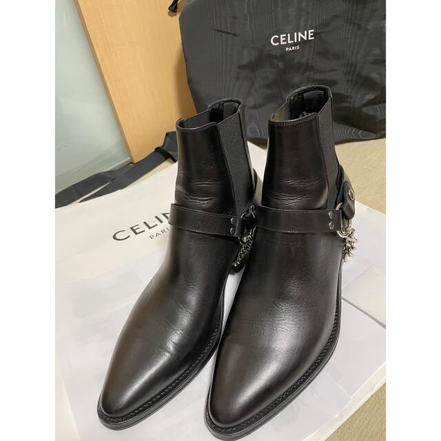 最終値下げ！】CELINE カマルグ バイカー チェルシーブーツ-