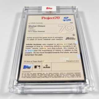 世界51枚限定】 大谷翔平 Topps Project70 742 37/51の通販 by このみ