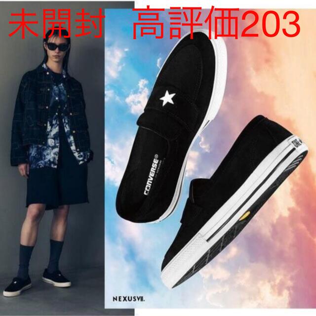 NEXUSVII. CONVERSE ONE STAR LOAFER BLACK